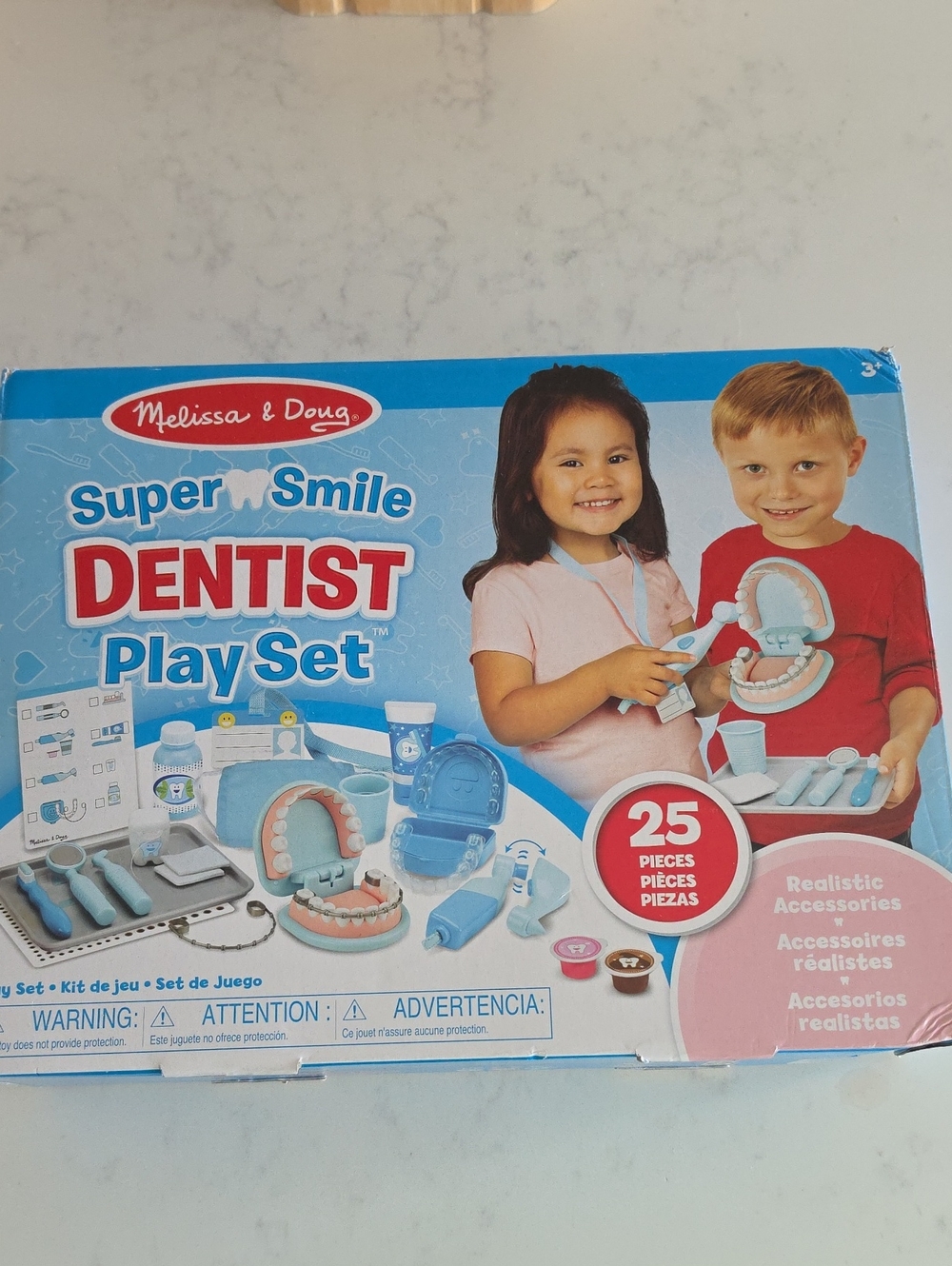 Melissa & Doug Dentist Play Set in Blue and Pink